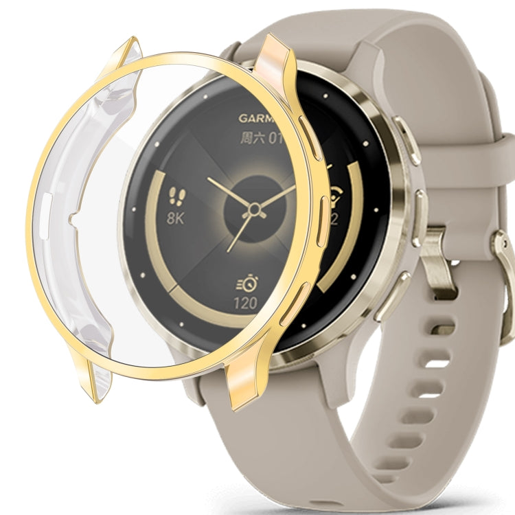 For Garmin Venu 3 TPU All-Inclusive Watch Protective Case(Rose Gold) - Watch Cases by PMC TechLife | Online Shopping South Africa | PMC TechLife