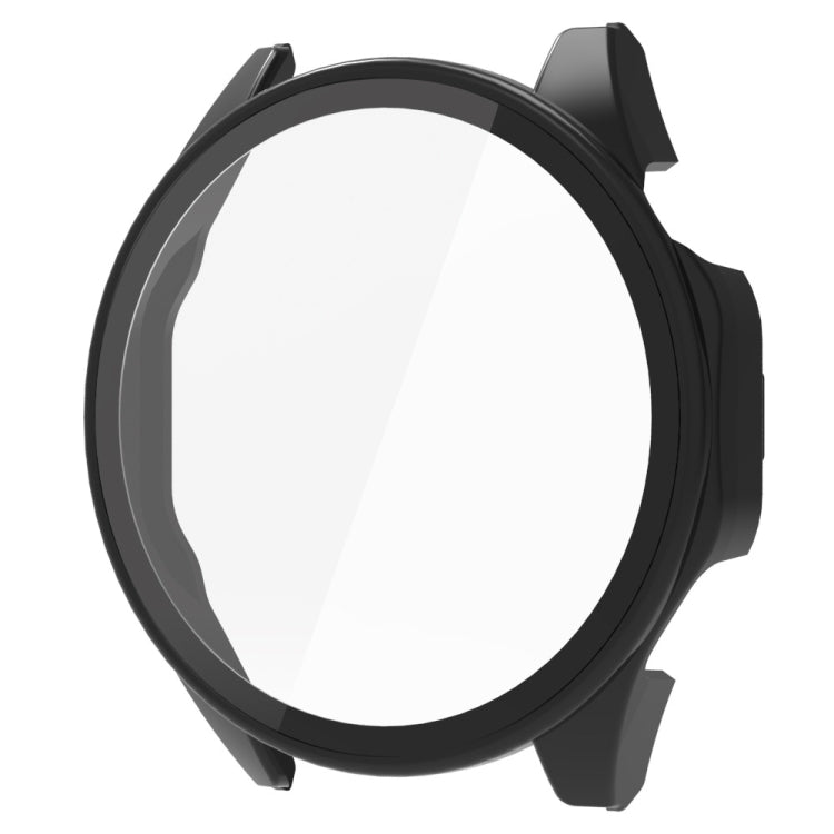 For Huawei Watch GT 4 41mm PC + Tempered Film Integrated Watch Protective Case(Black) - Watch Cases by PMC TechLife | Online Shopping South Africa | PMC TechLife | Buy Now Pay Later Mobicred