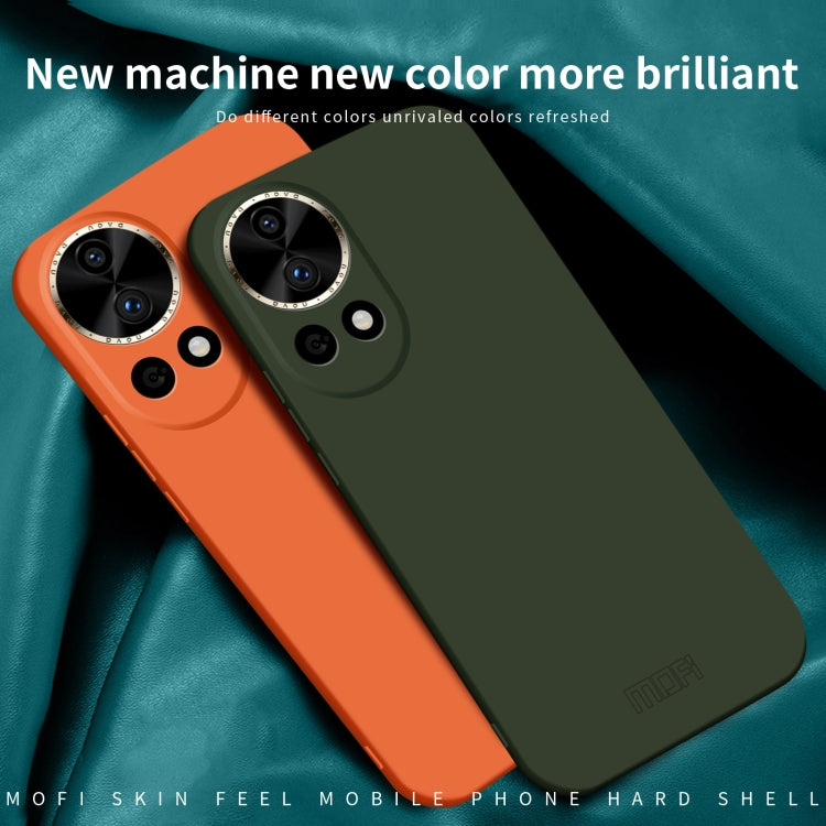 For Huawei nova 12 Pro / 12 Ultra MOFI Qin Series Skin Feel All-inclusive PC Phone Case(Orange) - Huawei Cases by MOFI | Online Shopping South Africa | PMC Jewellery | Buy Now Pay Later Mobicred