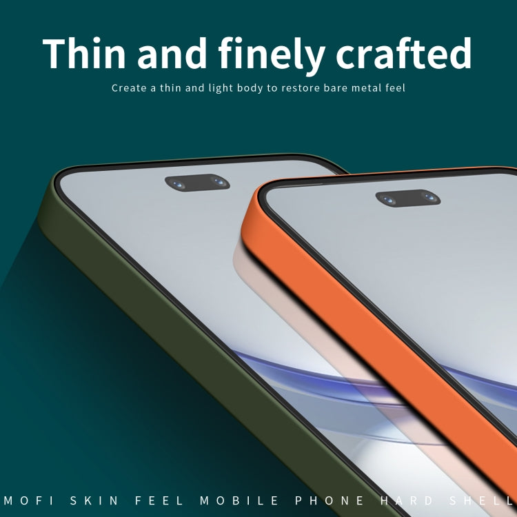 For Huawei nova 12 Pro / 12 Ultra MOFI Qin Series Skin Feel All-inclusive PC Phone Case(Orange) - Huawei Cases by MOFI | Online Shopping South Africa | PMC Jewellery | Buy Now Pay Later Mobicred