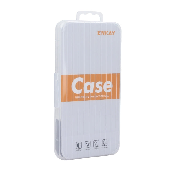 For iPhone 14 ENKAY MagSafe Matte TPU Phone Case with Lens Film(Dark Blue) - iPhone 14 Cases by ENKAY | Online Shopping South Africa | PMC TechLife