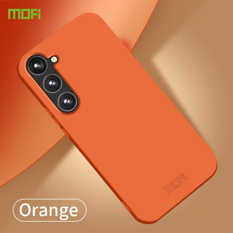 For Samsung Galaxy S23 FE 5G MOFI Qin Series Skin Feel All-inclusive PC Phone Case(Orange) - Galaxy Phone Cases by MOFI | Online Shopping South Africa | PMC Jewellery