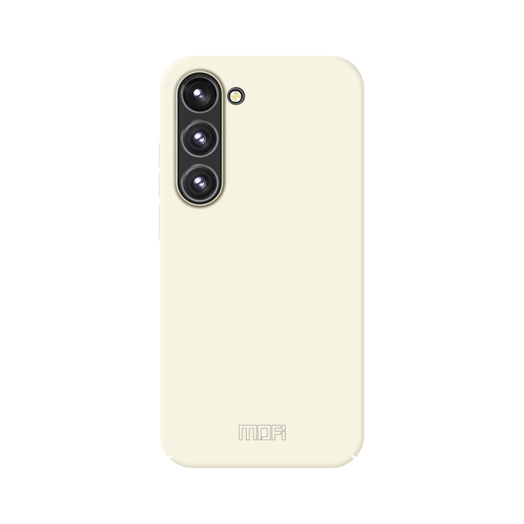 For Samsung Galaxy S24+ 5G MOFI Qin Series Skin Feel All-inclusive PC Phone Case(Beige) - Galaxy S24+ 5G Cases by MOFI | Online Shopping South Africa | PMC Jewellery