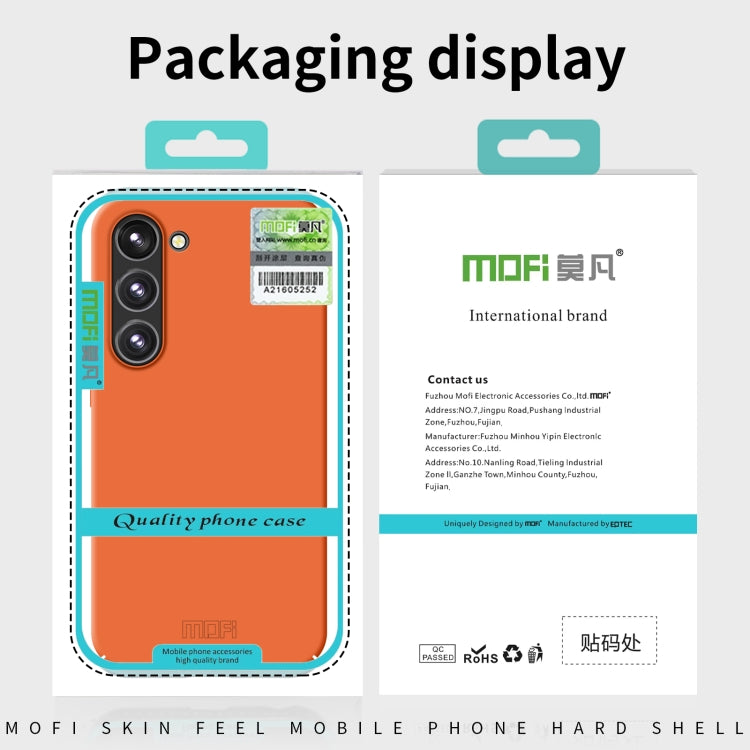 For Samsung Galaxy S23 5G MOFI Qin Series Skin Feel All-inclusive PC Phone Case(Black) - Galaxy S23 5G Cases by MOFI | Online Shopping South Africa | PMC Jewellery