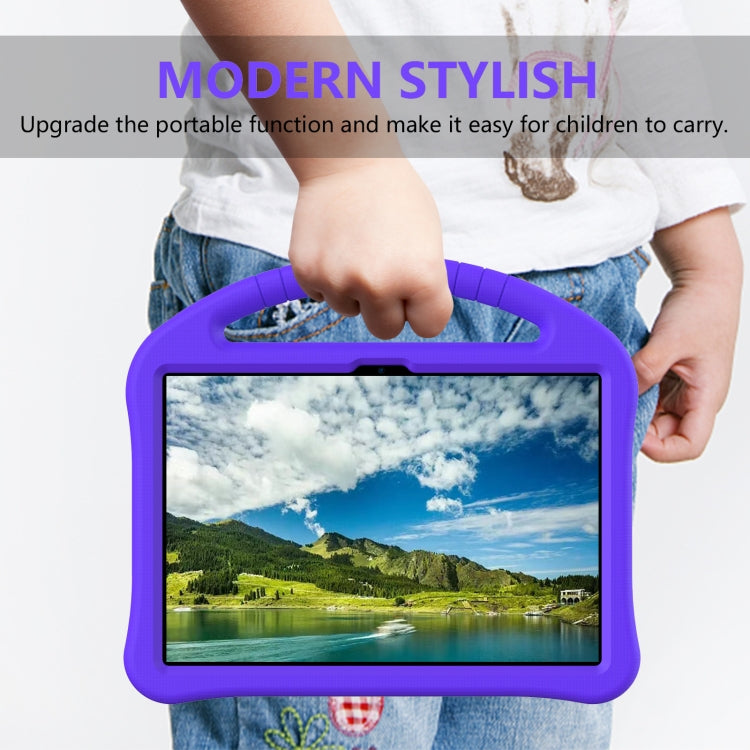 For Teclast M40 SE 2022 EVA Shockproof Tablet Case with Holder(Purple) - Teclast by PMC TechLife | Online Shopping South Africa | PMC TechLife | Buy Now Pay Later Mobicred