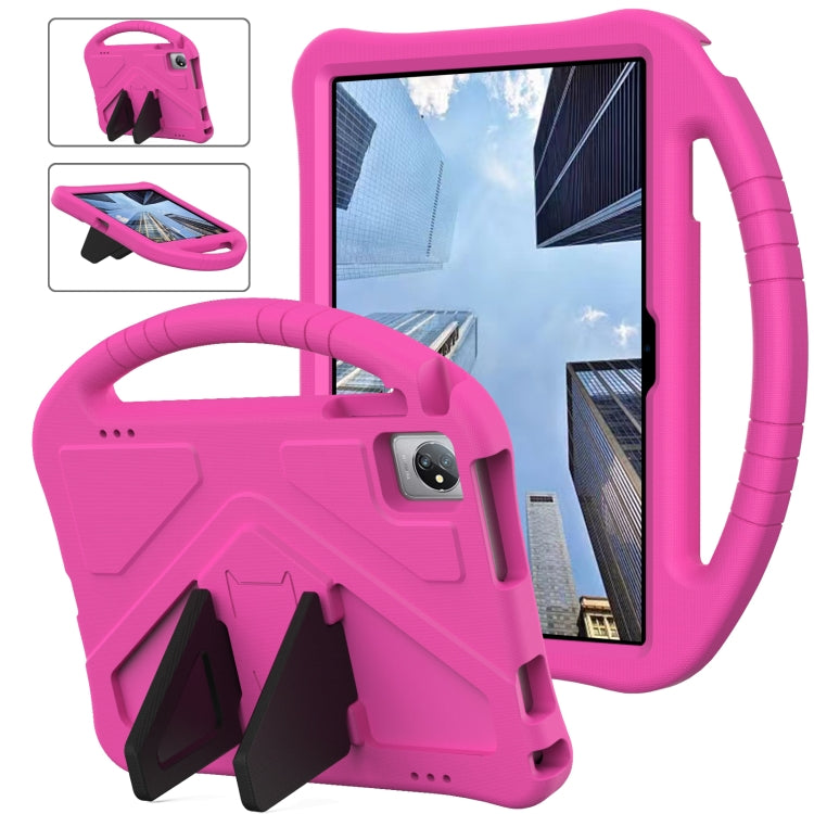 For Blackview OSCAL Pad 60 2022 EVA Shockproof Tablet Case with Holder(Rose Red) - Others by PMC TechLife | Online Shopping South Africa | PMC TechLife
