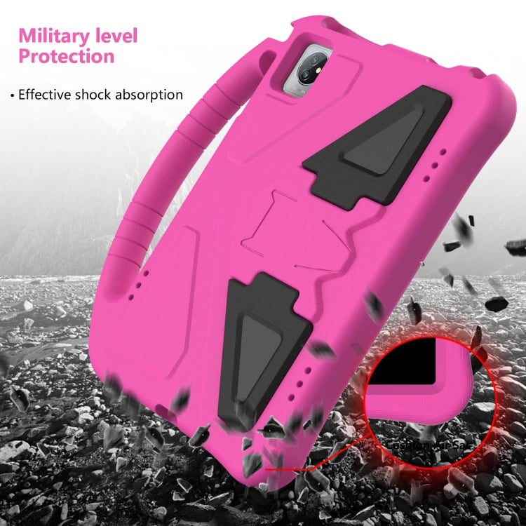 For Blackview OSCAL Pad 60 2022 EVA Shockproof Tablet Case with Holder(Rose Red) - Others by PMC TechLife | Online Shopping South Africa | PMC TechLife