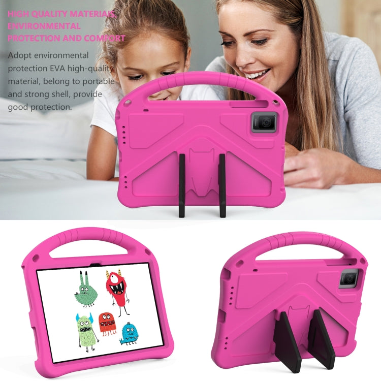 For Blackview Tab 11 WiFi 2023 / SE / 2021 EVA Shockproof Tablet Case with Holder(Rose Red) - Others by PMC TechLife | Online Shopping South Africa | PMC TechLife