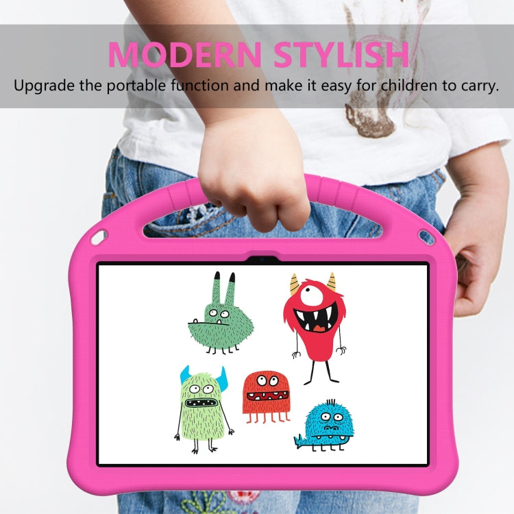 For Blackview Tab 11 WiFi 2023 / SE / 2021 EVA Shockproof Tablet Case with Holder(Rose Red) - Others by PMC TechLife | Online Shopping South Africa | PMC TechLife