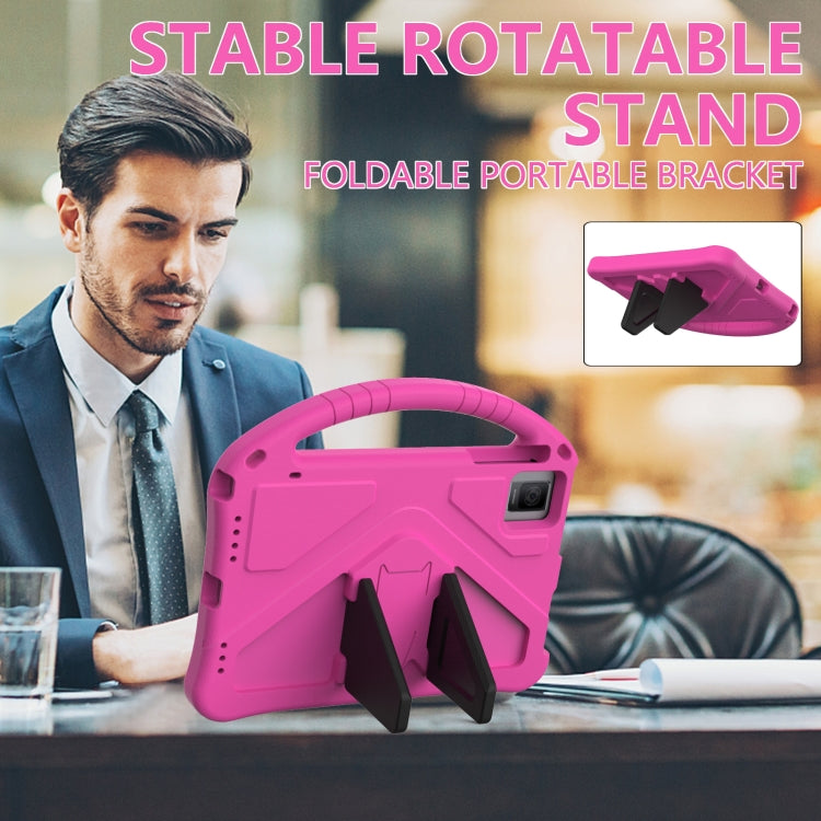 For Blackview Tab 11 WiFi 2023 / SE / 2021 EVA Shockproof Tablet Case with Holder(Rose Red) - Others by PMC TechLife | Online Shopping South Africa | PMC TechLife