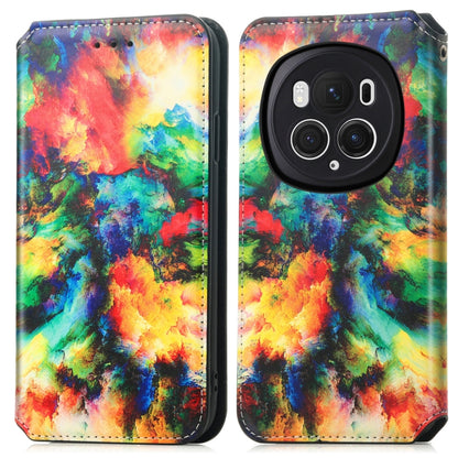 For Honor Magic6 Pro CaseNeo Colorful Magnetic Leather Phone Case(Colorful Cloud) - Honor Cases by PMC Jewellery | Online Shopping South Africa | PMC Jewellery | Buy Now Pay Later Mobicred