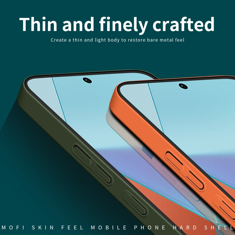 For Xiaomi Redmi Note 13 MOFI Qin Series Skin Feel All-inclusive PC Phone Case(Blue) - Note 13 Cases by MOFI | Online Shopping South Africa | PMC TechLife