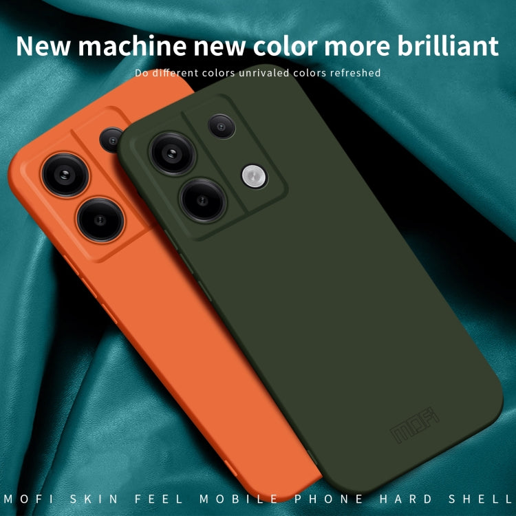 For Xiaomi Redmi Note 13 MOFI Qin Series Skin Feel All-inclusive PC Phone Case(Gray) - Note 13 Cases by MOFI | Online Shopping South Africa | PMC Jewellery