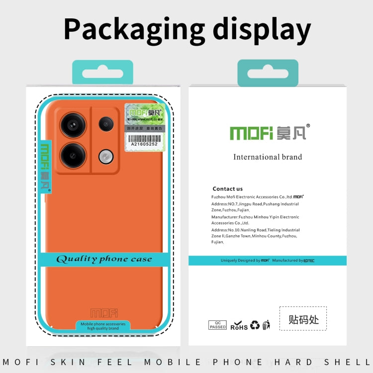 For Xiaomi Redmi Note 13 Pro MOFI Qin Series Skin Feel All-inclusive PC Phone Case(Green) - Note 13 Pro Cases by MOFI | Online Shopping South Africa | PMC Jewellery