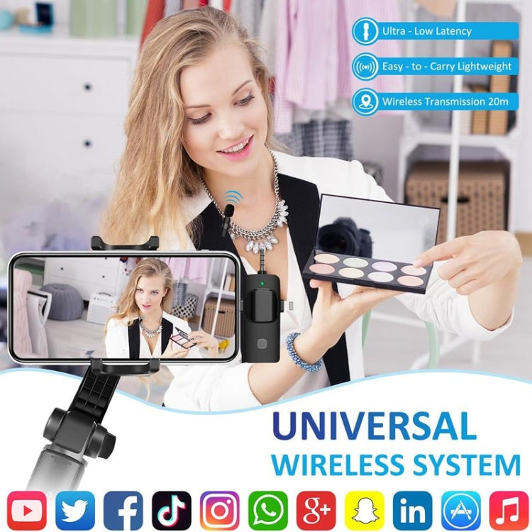 3 in 1 Wireless Lavalier Microphones for iPhone / Android - Microphone by PMC TechLife | Online Shopping South Africa | PMC TechLife