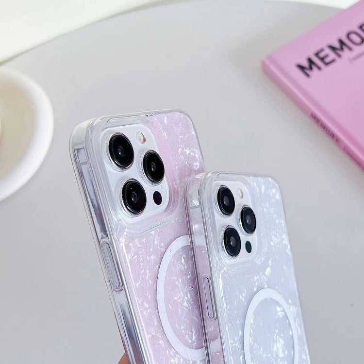 For iPhone 14 Pro Max Shell Texture MagSafe TPU Phone Case(Dazzling) - iPhone 14 Pro Max Cases by PMC Jewellery | Online Shopping South Africa | PMC Jewellery