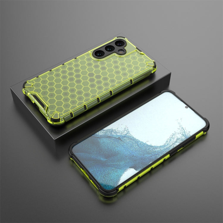 For Samsung Galaxy S24+ 5G Shockproof Honeycomb Phone Case(Green) - Galaxy S24+ 5G Cases by PMC Jewellery | Online Shopping South Africa | PMC Jewellery