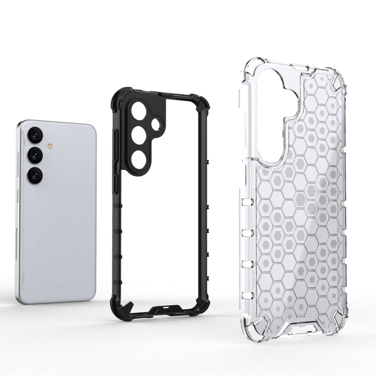 For Samsung Galaxy S24 5G Shockproof Honeycomb Phone Case(White) - Galaxy S24 5G Cases by PMC Jewellery | Online Shopping South Africa | PMC Jewellery