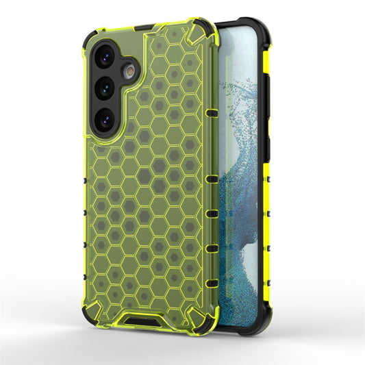 For Samsung Galaxy S24 5G Shockproof Honeycomb Phone Case(Green) - Galaxy S24 5G Cases by PMC Jewellery | Online Shopping South Africa | PMC Jewellery