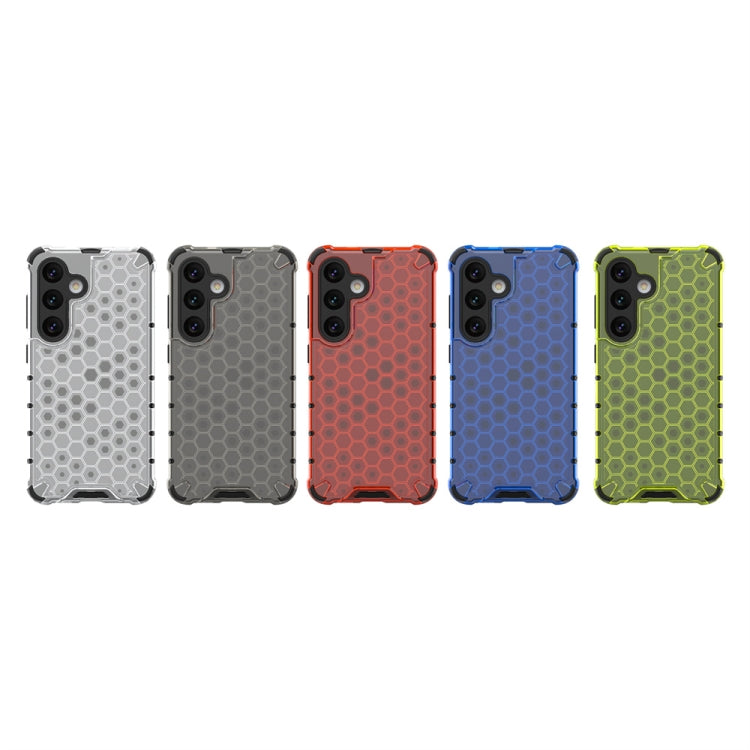 For Samsung Galaxy S24 5G Shockproof Honeycomb Phone Case(Blue) - Galaxy S24 5G Cases by PMC TechLife | Online Shopping South Africa | PMC TechLife