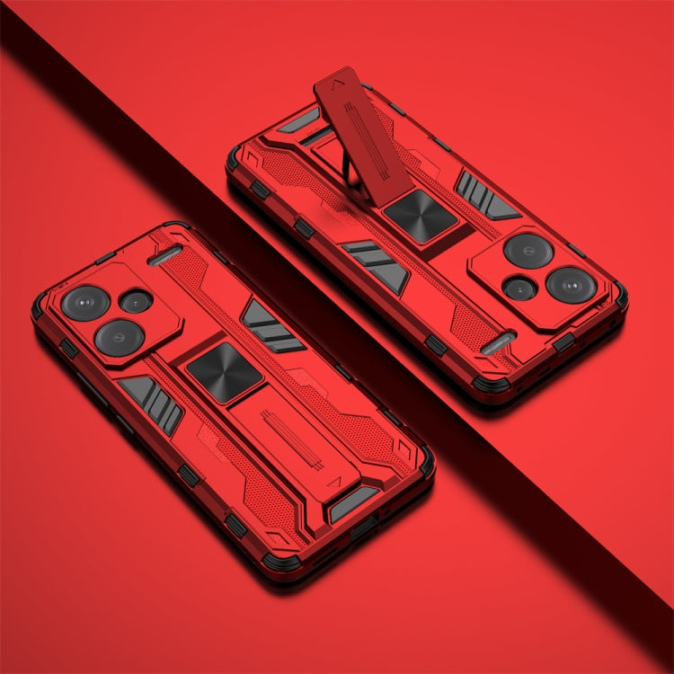 For Redmi Note 13 Pro+ Supersonic Armor PC Hybrid TPU Phone Case(Red) - Note 13 Pro+ Cases by PMC TechLife | Online Shopping South Africa | PMC TechLife