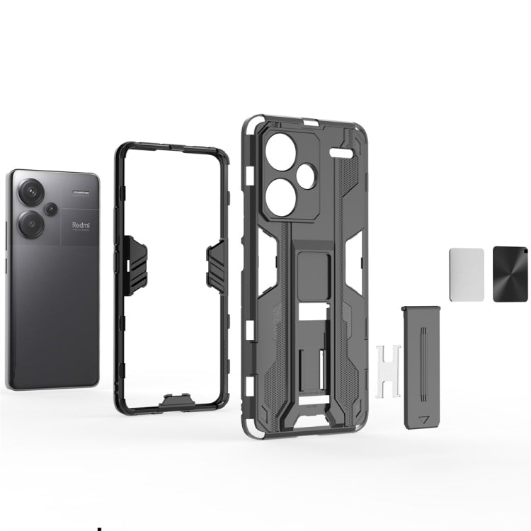 For Redmi Note 13 Pro+ Supersonic Armor PC Hybrid TPU Phone Case(Red) - Note 13 Pro+ Cases by PMC TechLife | Online Shopping South Africa | PMC TechLife