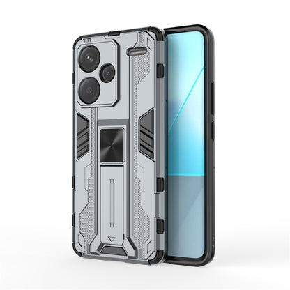 For Redmi Note 13 Pro+ Supersonic Armor PC Hybrid TPU Phone Case(Grey) - Note 13 Pro+ Cases by PMC Jewellery | Online Shopping South Africa | PMC Jewellery | Buy Now Pay Later Mobicred