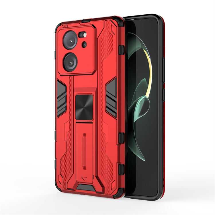 For Xiaomi 13T Pro Supersonic Armor PC Hybrid TPU Phone Case(Red) - Xiaomi Cases by PMC TechLife | Online Shopping South Africa | PMC TechLife | Buy Now Pay Later Mobicred