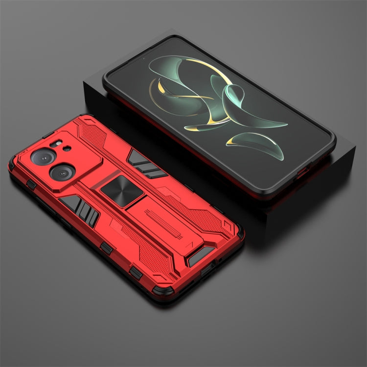 For Xiaomi 13T Pro Supersonic Armor PC Hybrid TPU Phone Case(Red) - Xiaomi Cases by PMC TechLife | Online Shopping South Africa | PMC TechLife | Buy Now Pay Later Mobicred