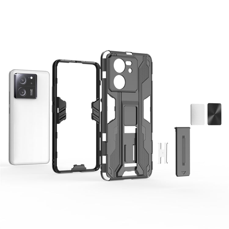 For Xiaomi 13T Pro Supersonic Armor PC Hybrid TPU Phone Case(Red) - Xiaomi Cases by PMC TechLife | Online Shopping South Africa | PMC TechLife | Buy Now Pay Later Mobicred