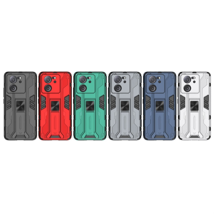 For Xiaomi 13T Pro Supersonic Armor PC Hybrid TPU Phone Case(Red) - Xiaomi Cases by PMC TechLife | Online Shopping South Africa | PMC TechLife | Buy Now Pay Later Mobicred