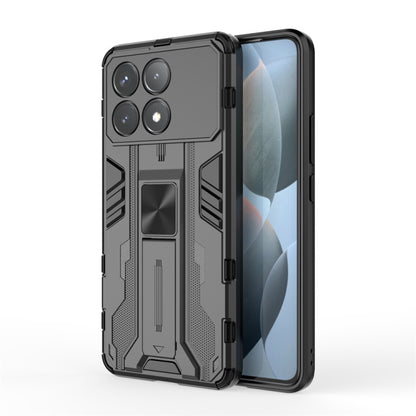 For Redmi K70 Supersonic Armor PC Hybrid TPU Phone Case(Black) - Xiaomi Cases by PMC Jewellery | Online Shopping South Africa | PMC Jewellery | Buy Now Pay Later Mobicred