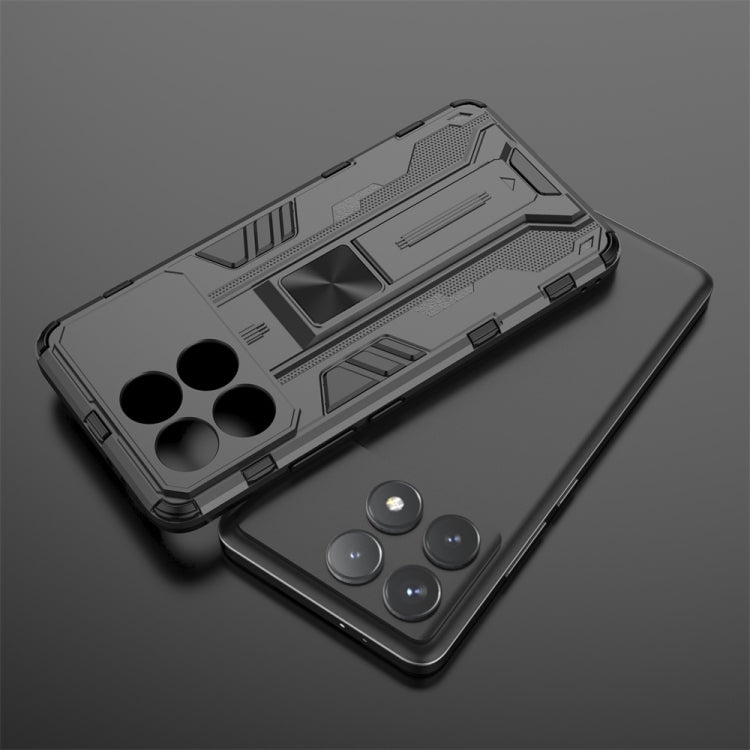 For Redmi K70 Supersonic Armor PC Hybrid TPU Phone Case(Black) - Xiaomi Cases by PMC TechLife | Online Shopping South Africa | PMC TechLife | Buy Now Pay Later Mobicred