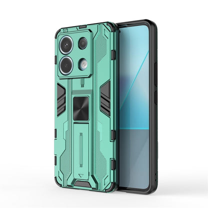 For Xiaomi Poco X6 Supersonic Armor PC Hybrid TPU Phone Case(Green) - Xiaomi Cases by PMC Jewellery | Online Shopping South Africa | PMC Jewellery | Buy Now Pay Later Mobicred