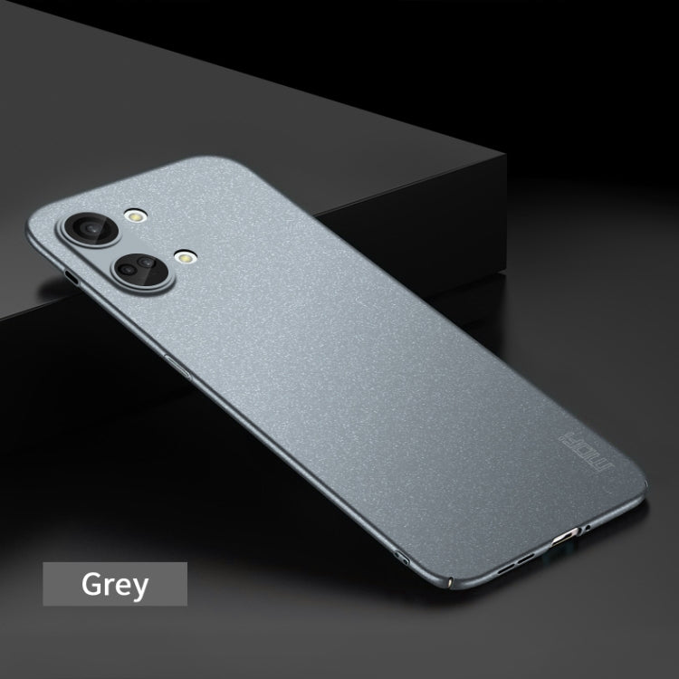 For OnePlus Ace 2V / Nord 3 MOFI Fandun Series Frosted PC Ultra-thin All-inclusive Phone Case(Gray) - OnePlus Cases by MOFI | Online Shopping South Africa | PMC TechLife | Buy Now Pay Later Mobicred