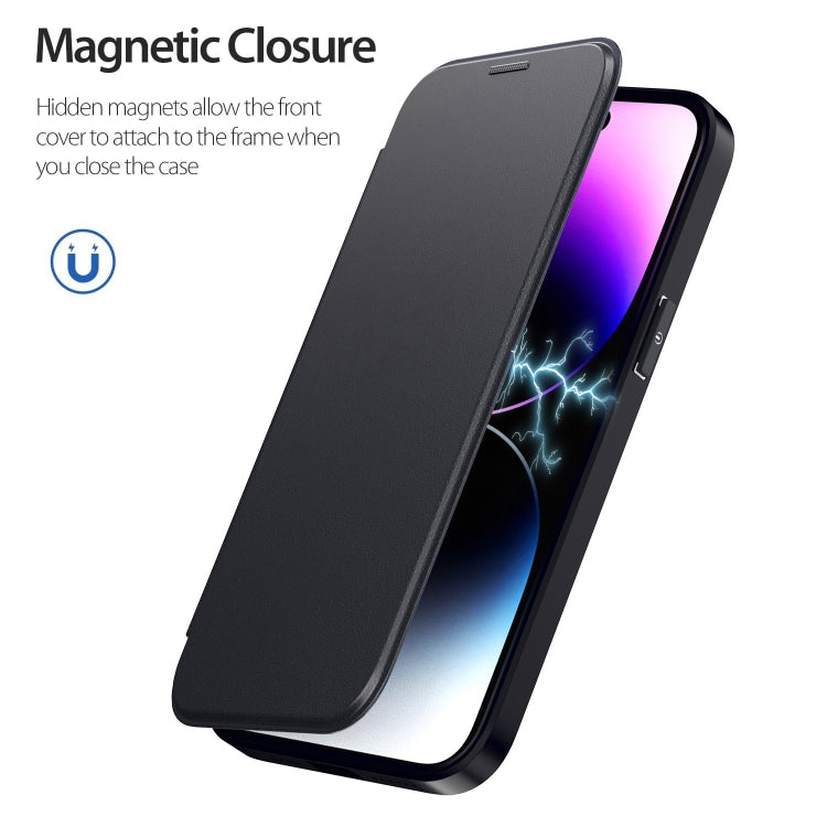 For iPhone 16 Pro MagSafe RFID Blocking Adsorption Flip Leather Phone Case(Purple) - iPhone 16 Pro Cases by PMC TechLife | Online Shopping South Africa | PMC TechLife | Buy Now Pay Later Mobicred