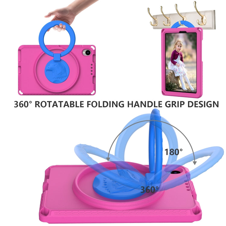 For TCL Tab 8 LE / WiFi 2023 EVA Hybrid PC Shockproof Tablet Case with Frame(Rose Red) - Others by PMC TechLife | Online Shopping South Africa | PMC TechLife | Buy Now Pay Later Mobicred