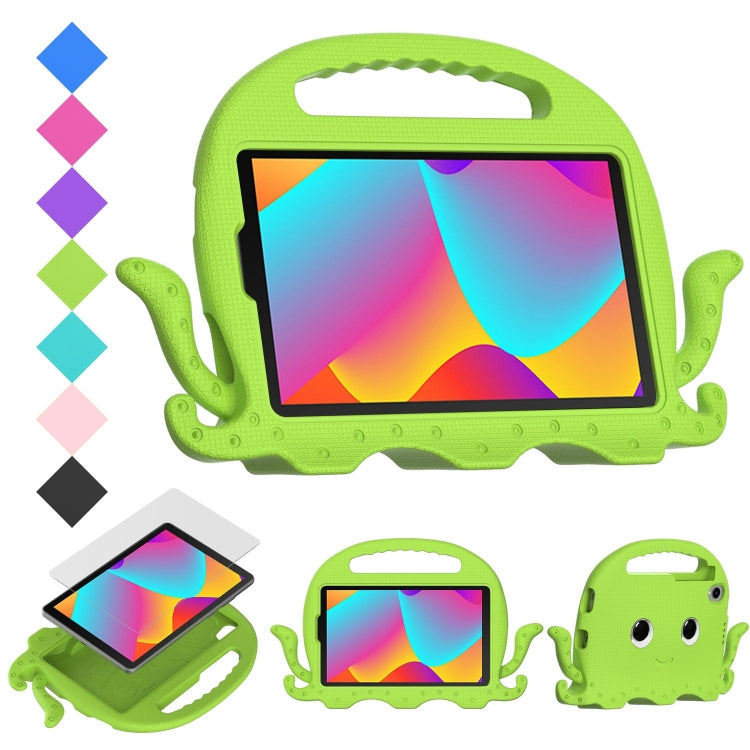 For TCL Tab 8 LE / WiFi 2023 Octopus Style EVA Hybrid PC Shockproof Tablet Case with Strap(Grass Green) - Others by PMC TechLife | Online Shopping South Africa | PMC TechLife | Buy Now Pay Later Mobicred