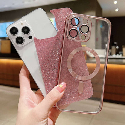 For iPhone 11 MagSafe Glitter Electroplating TPU Phone Case(Silver) - iPhone 11 Cases by PMC Jewellery | Online Shopping South Africa | PMC Jewellery