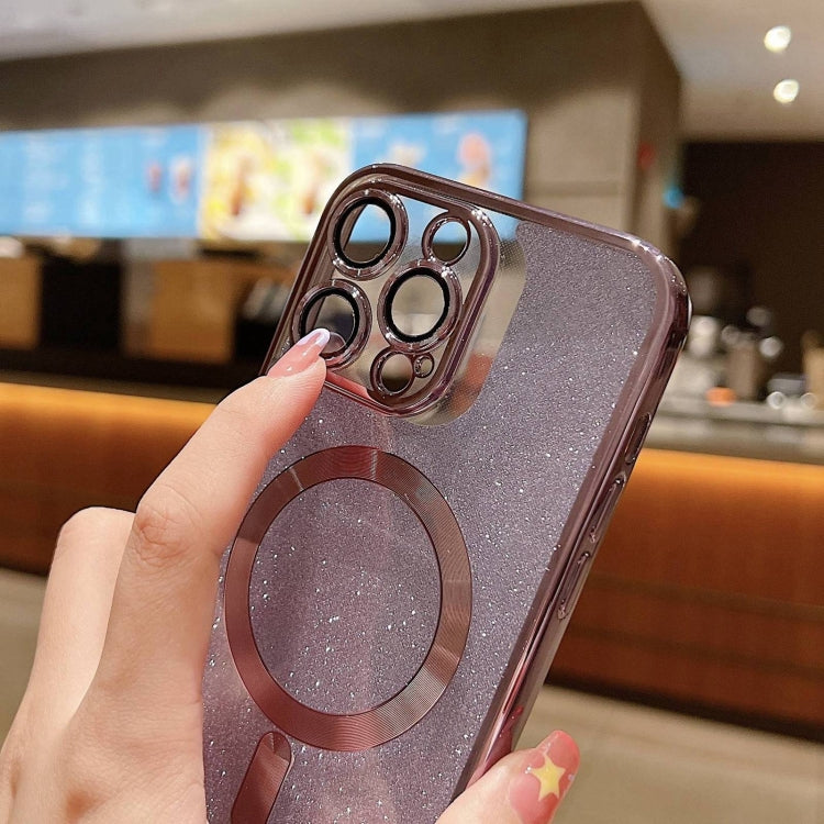 For iPhone 11 MagSafe Glitter Electroplating TPU Phone Case(Silver) - iPhone 11 Cases by PMC TechLife | Online Shopping South Africa | PMC TechLife