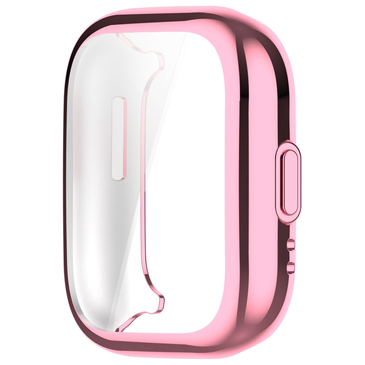 For Amazfit Active A2211 TPU All-Inclusive Watch Protective Case(Pink) - Watch Cases by PMC TechLife | Online Shopping South Africa | PMC TechLife | Buy Now Pay Later Mobicred