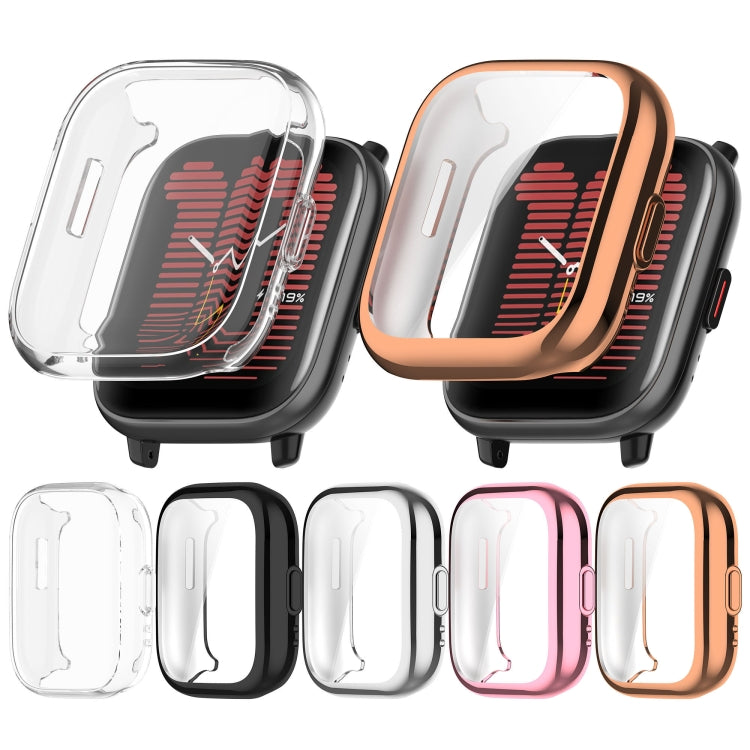 For Amazfit Active A2211 TPU All-Inclusive Watch Protective Case(Pink) - Watch Cases by PMC TechLife | Online Shopping South Africa | PMC TechLife | Buy Now Pay Later Mobicred