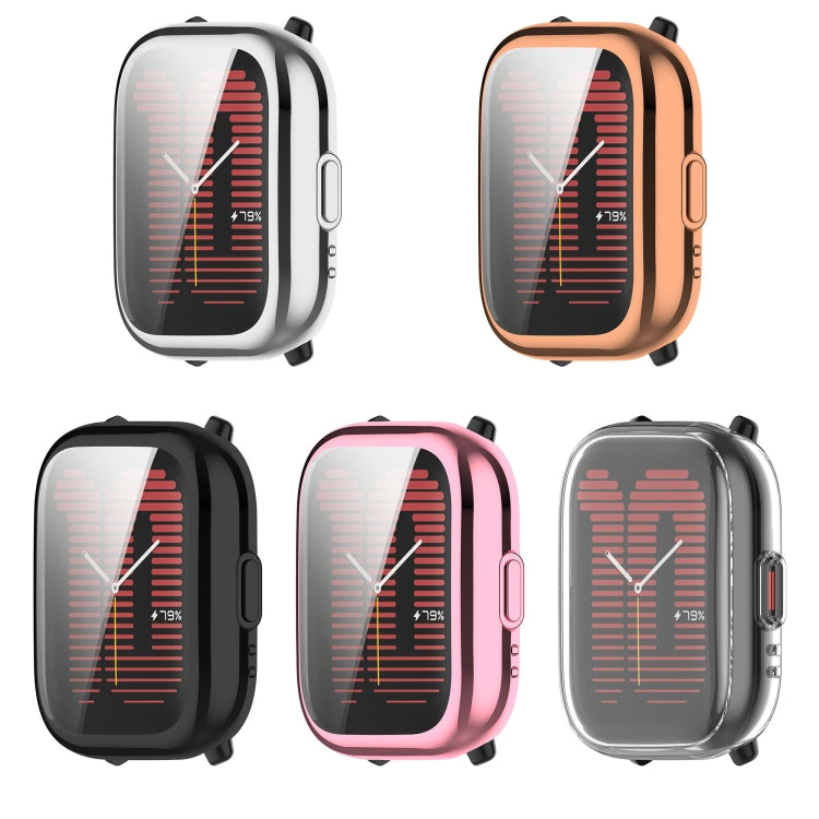 For Amazfit Active A2211 TPU All-Inclusive Watch Protective Case(Pink) - Watch Cases by PMC TechLife | Online Shopping South Africa | PMC TechLife | Buy Now Pay Later Mobicred