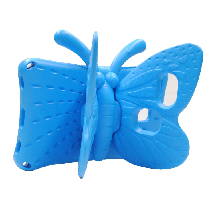 For Samsung Galaxy Tab A9 8.7 X110/X115 Butterfly Bracket Kids EVA Shockproof Tablet Case(Blue) - Galaxy Tab A9 by PMC Jewellery | Online Shopping South Africa | PMC Jewellery