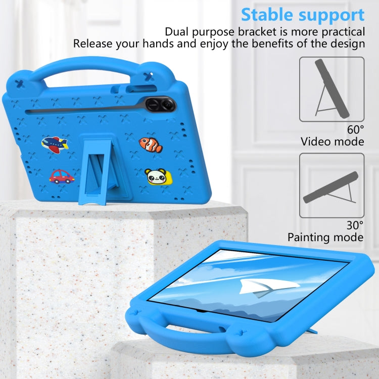 For Honor Pad X9 / X9 2024 Handle Kickstand Children EVA Shockproof Tablet Case(Sky Blue) - free shipping - PMC TechLife - Order now!