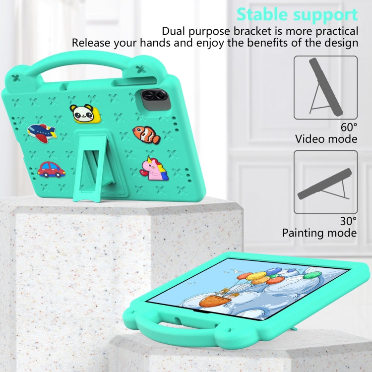 For Honor Pad X8a Handle Kickstand Children EVA Shockproof Tablet Case(Mint Green) - free shipping - PMC TechLife - Order now!