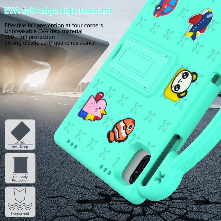 For Honor Pad X8a Handle Kickstand Children EVA Shockproof Tablet Case(Mint Green) - free shipping - PMC TechLife - Order now!