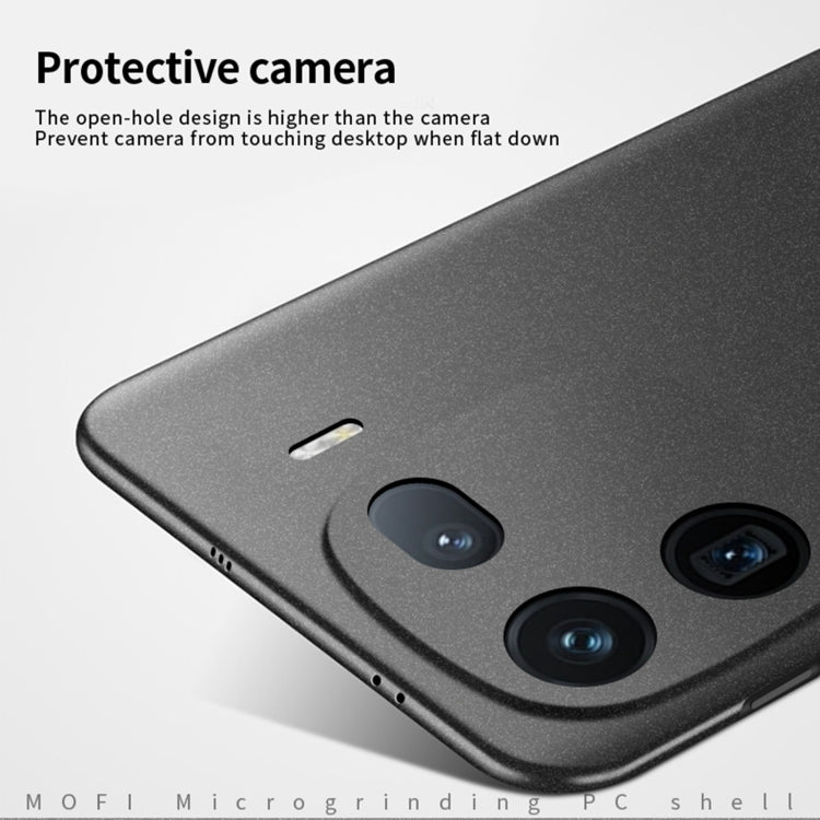 For vivo iQOO 12 Pro MOFI Fandun Series Frosted PC Ultra-thin All-inclusive Phone Case(Gray) - iQOO 12 Pro Cases by MOFI | Online Shopping South Africa | PMC Jewellery