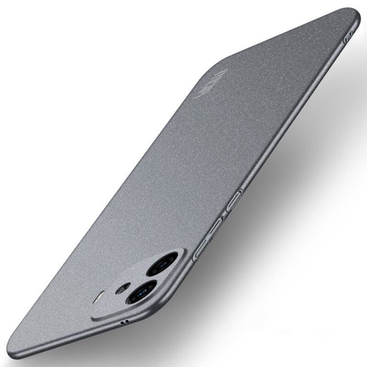 For vivo iQOO Z9 Turbo / iQOO Z9 MOFI Fandun Series Frosted PC Ultra-thin All-inclusive Phone Case(Gray) - vivo Cases by MOFI | Online Shopping South Africa | PMC Jewellery | Buy Now Pay Later Mobicred