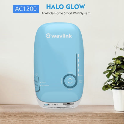 WAVLINK WN576K1 AC1200 Household WiFi Router Network Extender Dual Band Wireless Repeater, Plug:AU Plug (Blue) - Wireless Routers by WAVLINK | Online Shopping South Africa | PMC Jewellery | Buy Now Pay Later Mobicred